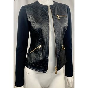 Joseph Ribkoff Faux Leather Jacket